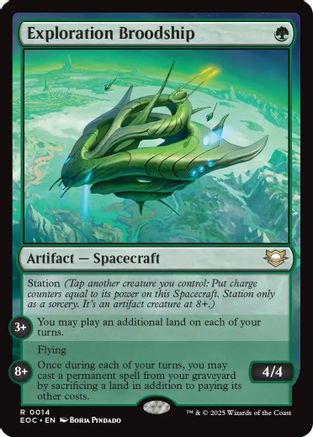 Exploration Broodship (EOC-014) - Commander: Edge of Eternities - Magic The Gathering