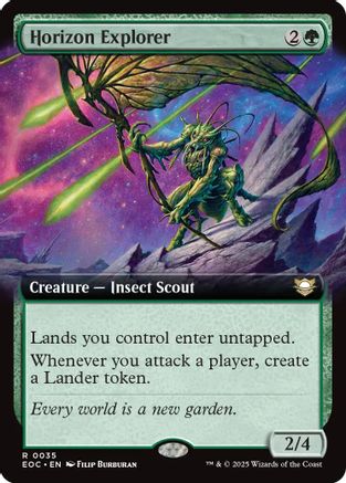 Horizon Explorer (Extended Art) (EOC-035) - Commander: Edge of Eternities - Magic The Gathering
