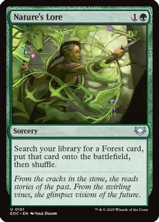 Nature's Lore (EOC-101) - Commander: Edge of Eternities - Magic The Gathering