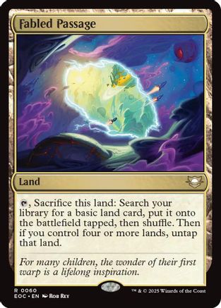 Fabled Passage (EOC-060) - Commander: Edge of Eternities - Magic The Gathering