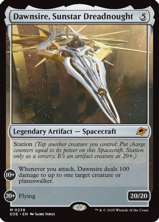 Dawnsire, Sunstar Dreadnought (EOE-238) - Edge of Eternities - Magic The Gathering
