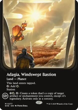 Adagia, Windswept Bastion (Borderless) (EOE-277) - Edge of Eternities - Magic The Gathering