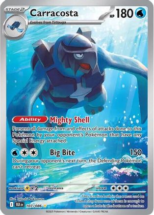 Carracosta - 107/086 107 - SV Black Bolt Holofoil