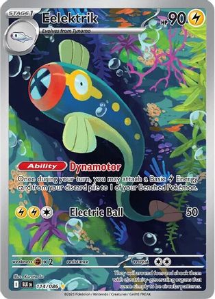 Eelektrik - 114/086 114 - SV Black Bolt Holofoil
