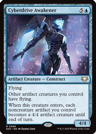 Cyberdrive Awakener (EOC-069) - Commander: Edge of Eternities - Magic The Gathering