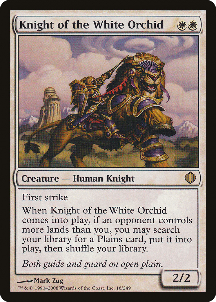 Knight of the White Orchid (ALA-016) - Shards of Alara - Magic The Gathering