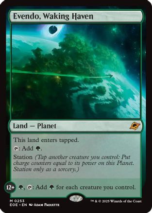 FOIL Evendo, Waking Haven (EOE-253) - Edge of Eternities - Magic The Gathering