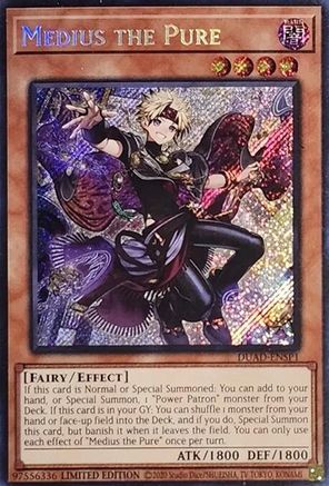 SECRET RARE Medius the Pure (DUAD-ENSP1) (DUAD-ENSP1) - Duelist's Advance Limited