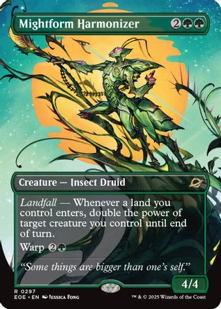 Mightform Harmonizer (Borderless) (EOE-297) - Edge of Eternities - Magic The Gathering