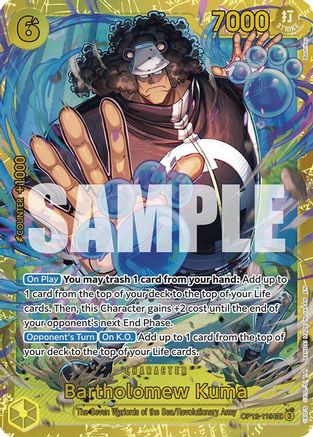 Bartholomew Kuma (OP12-119) - Legacy of the Master