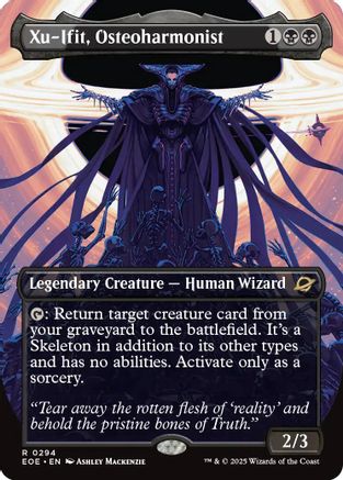 FOIL Xu-Ifit, Osteoharmonist (Borderless) (EOE-294) - Edge of Eternities - Magic The Gathering