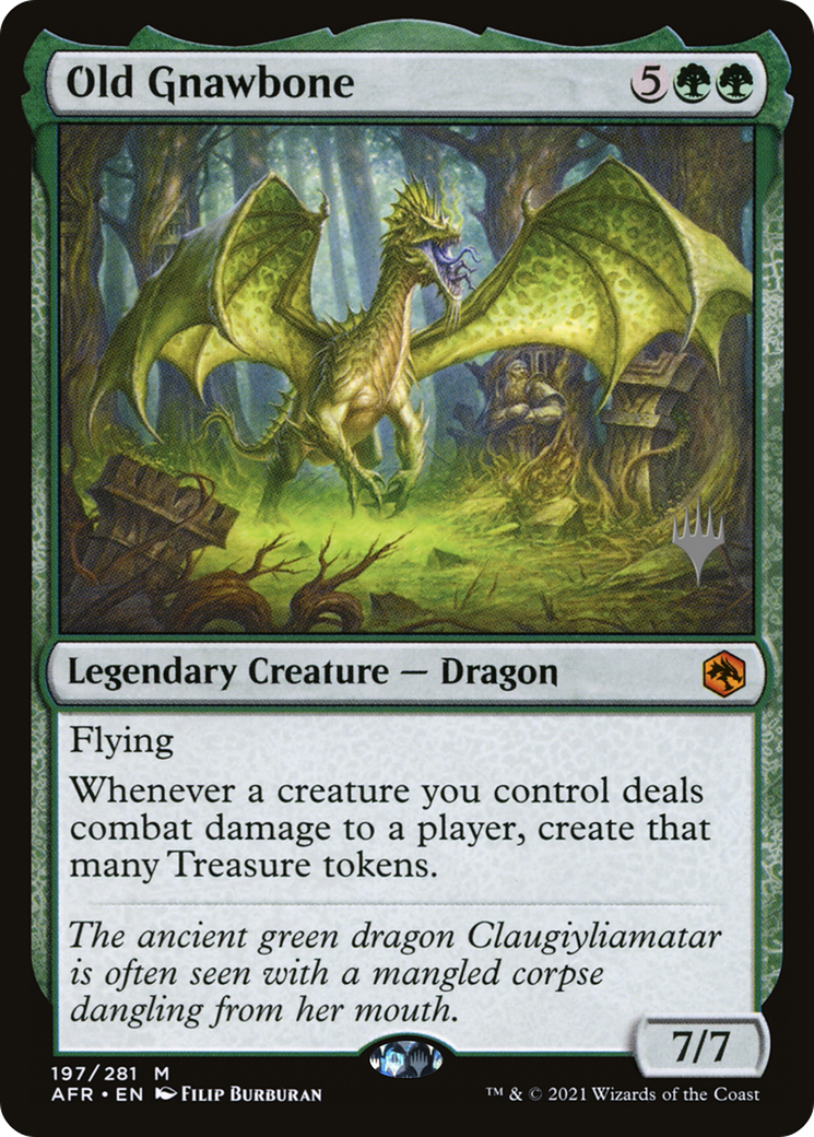 Old Gnawbone (PPAFR-197P) - Adventures in the Forgotten Realms Promos - Magic The Gathering