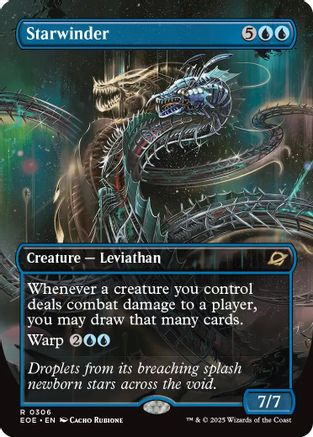Starwinder (0306) (Borderless) (EOE-306) - Edge of Eternities - Magic The Gathering