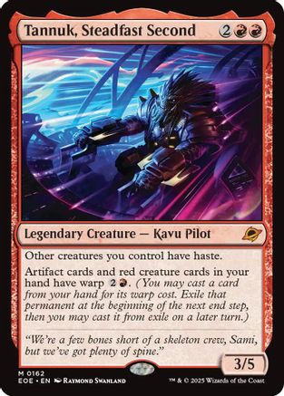 Tannuk, Steadfast Second (EOE-162) - Edge of Eternities - Magic The Gathering