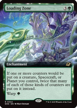 FOIL Loading Zone (Extended Art) (EOE-344) - Edge of Eternities - Magic The Gathering