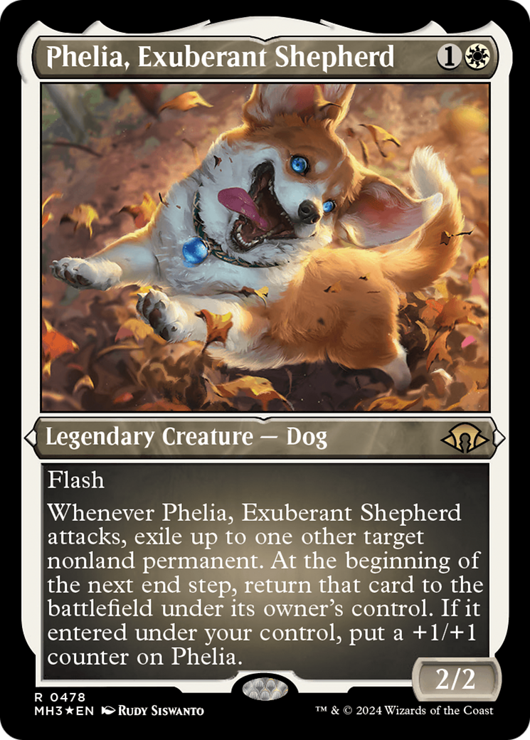 FOIL Phelia, Exuberant Shepherd (MH3-478) - Modern Horizons 3 - Magic The Gathering