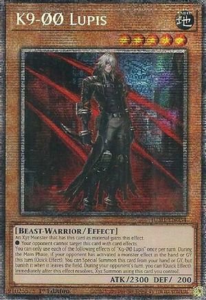 STARLIGHT RARE K9-00 Lupis (Starlight Rare) (JUSH-EN034) - Justice Hunters 1st Edition