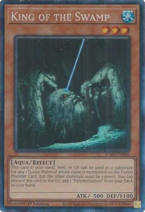 COLLECTOR'S RARE King of the Swamp (CR) (JUSH-EN046) - Justice Hunters 1st Edition