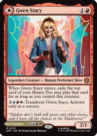 Gwen Stacy (SPM-078) - Marvel's Spider-Man - Magic The Gathering
