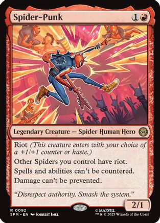 Spider-Punk (SPM-092) - Marvel's Spider-Man - Magic The Gathering