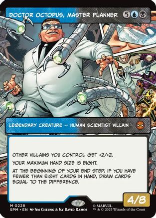 FOIL Doctor Octopus, Master Planner (Borderless) (SPM-228) - Marvel's Spider-Man - Magic The Gathering