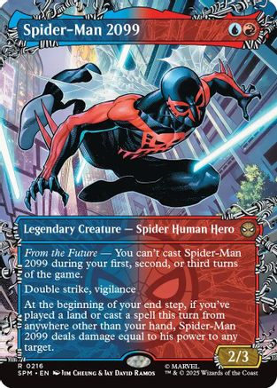 Spider-Man 2099 (0216) (Borderless) (SPM-216) - Marvel's Spider-Man - Magic The Gathering