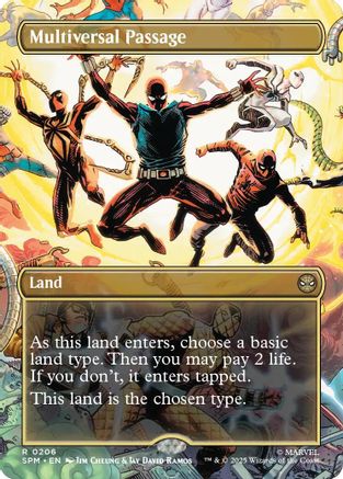 Multiversal Passage (Borderless) (SPM-206) - Marvel's Spider-Man - Magic The Gathering