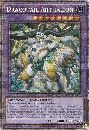 STARLIGHT RARE Dracotail Arthalion (Starlight Rare) (JUSH-EN006) - Justice Hunters 1st Edition