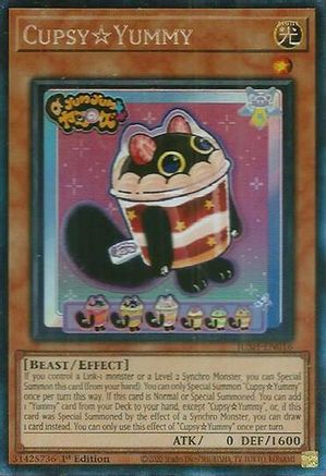 COLLECTOR'S RARE CupsyYummy (CR) (JUSH-EN016) - Justice Hunters 1st Edition