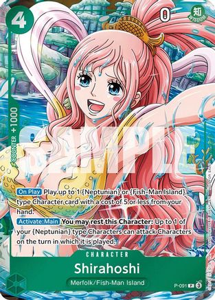 Shirahoshi (Event Pack Vol. 7) (P-091) - One Piece Promotion Cards One Piece