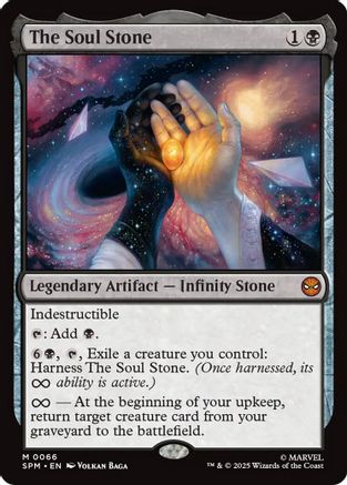FOIL The Soul Stone (SPM-066) - Marvel's Spider-Man - Magic The Gathering