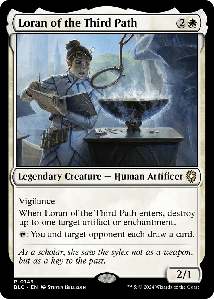 Loran of the Third Path (BLC-143) - Bloomburrow Commander - Magic The Gathering