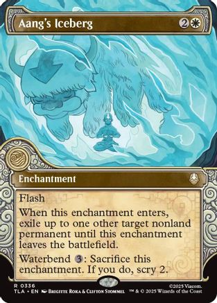 Aang's Iceberg (Showcase) (TLA-336) - Avatar: The Last Airbender - Magic The Gathering