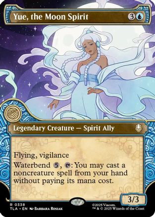 FOIL Yue, the Moon Spirit (Showcase) (TLA-338) - Avatar: The Last Airbender - Magic The Gathering