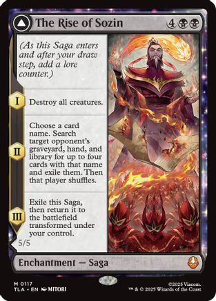 The Rise of Sozin (TLA-117) - Avatar: The Last Airbender - Magic The Gathering