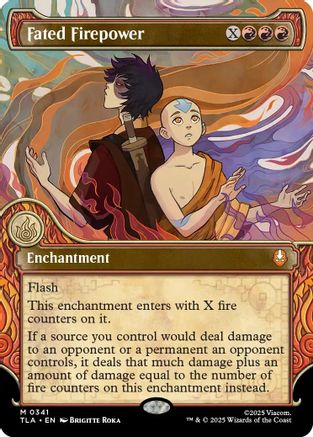 FOIL Fated Firepower (Showcase) (TLA-341) - Avatar: The Last Airbender - Magic The Gathering
