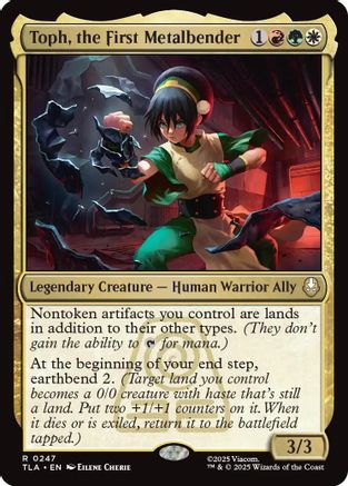 Toph, the First Metalbender (TLA-247) - Avatar: The Last Airbender - Magic The Gathering