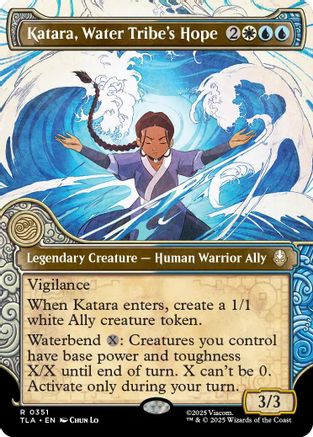 Katara, Water Tribe's Hope (Showcase) (TLA-351) - Avatar: The Last Airbender - Magic The Gathering