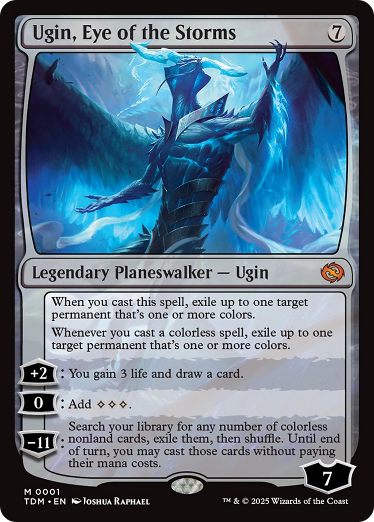 Ugin, Eye of the Storms (TDM-001) - Tarkir: Dragonstorm - Magic The Gathering