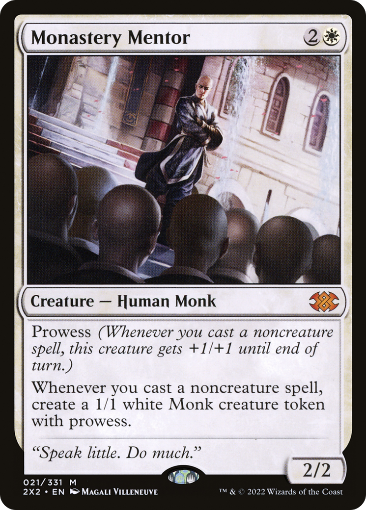 Monastery Mentor (2X2-021) - Double Masters 2022 - Magic The Gathering