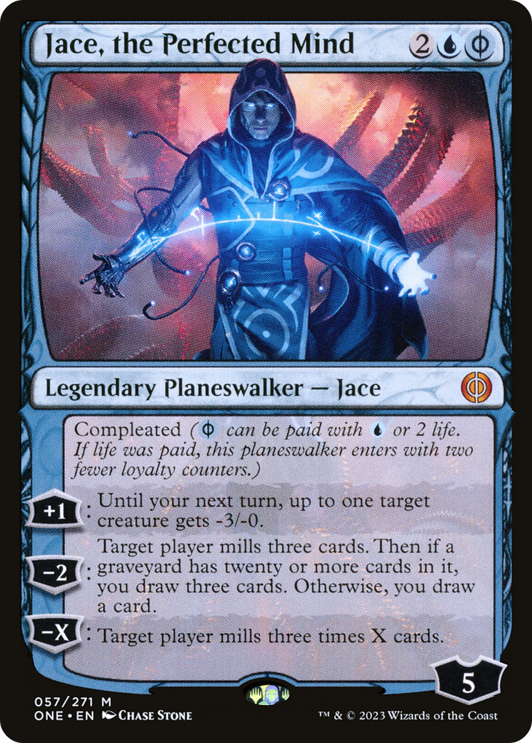 Jace, the Perfected Mind (ONE-057) - Phyrexia: All Will Be One - Magic The Gathering