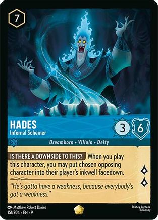 Hades - Infernal Schemer 151/204 - Fabled Cold Foil
