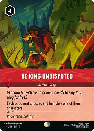 Be King Undisputed Epic 216/204 