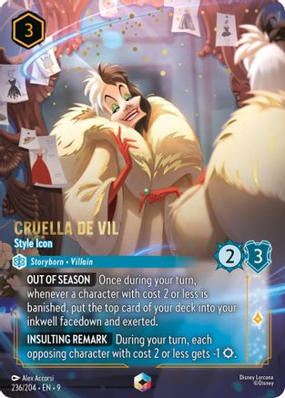 Cruella De Vil - Style Icon Enchanted 236/204 