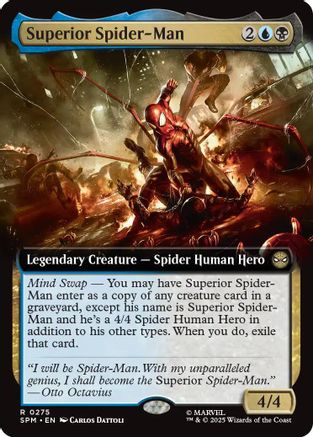 FOIL Superior Spider-Man (Extended Art) (SPM-275) - Marvel's Spider-Man - Magic The Gathering