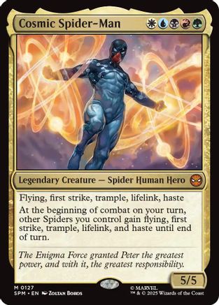 FOIL Cosmic Spider-Man (SPM-127) - Marvel's Spider-Man - Magic The Gathering