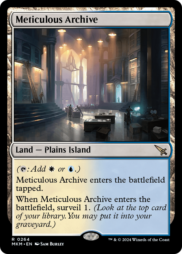 FOIL Meticulous Archive (MKM-264) - Murders at Karlov Manor - Magic The Gathering