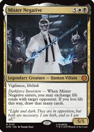 FOIL Mister Negative (SPM-135) - Marvel's Spider-Man - Magic The Gathering