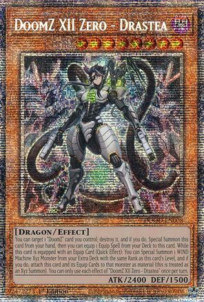 STARLIGHT RARE DoomZ XII Zero - Drastea (Starlight Rare) (DOOD-EN008) - Doom of Dimensions 1st Edition