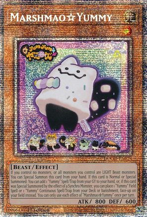 STARLIGHT RARE MarshmaoYummy (Starlight Rare) (DOOD-EN024) - Doom of Dimensions 1st Edition